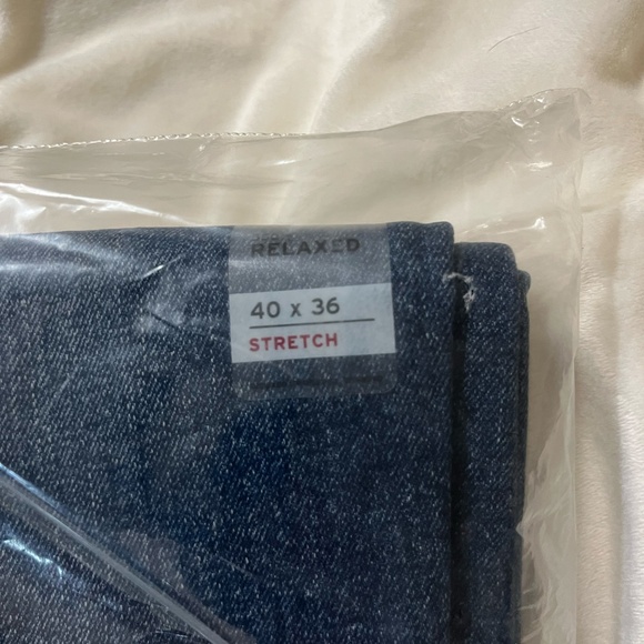 NWT Men's 550 Relaxed Levi Strauss 40x36 Stretch Dark Wash tapered leg - Picture 5 of 5